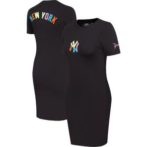 Yankees Pro Standard sz S Dress T Shirt New York Cotton Black